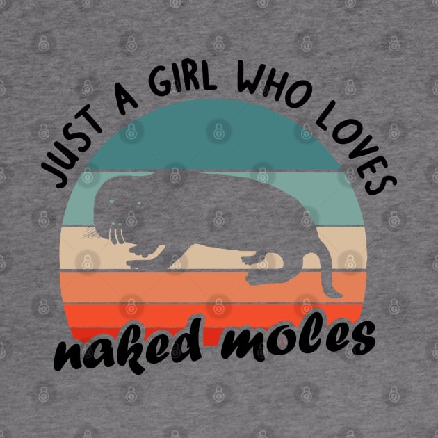 Girls women love naked mole rat fan costume gift by FindYourFavouriteDesign